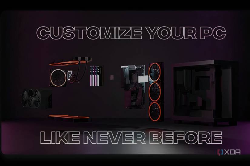 Screenshot of a business website showing a video with PC components