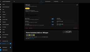 whisper home assistant add-on