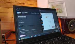 Laptop running Windows 11 and Ubuntu on a virtual machine