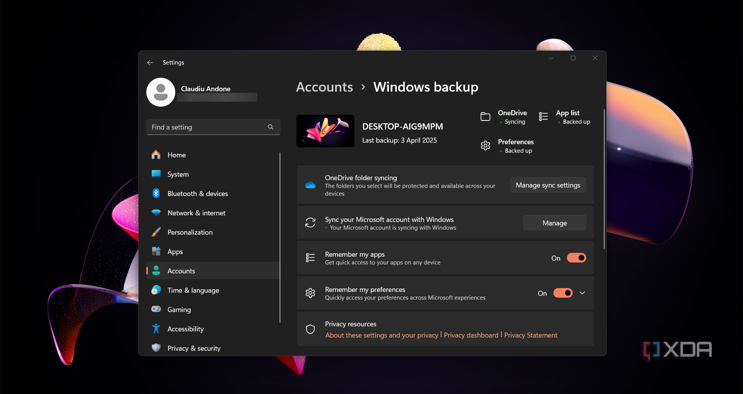 Windows-Backup-settings-configuration