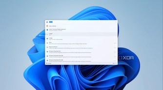 Screenshot of Command Palette in PowerToys showing the option to search the winget repository