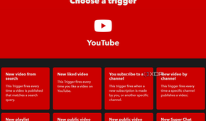 youtube triggers on ifttt