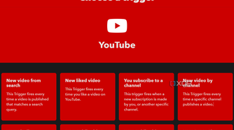 youtube triggers on ifttt