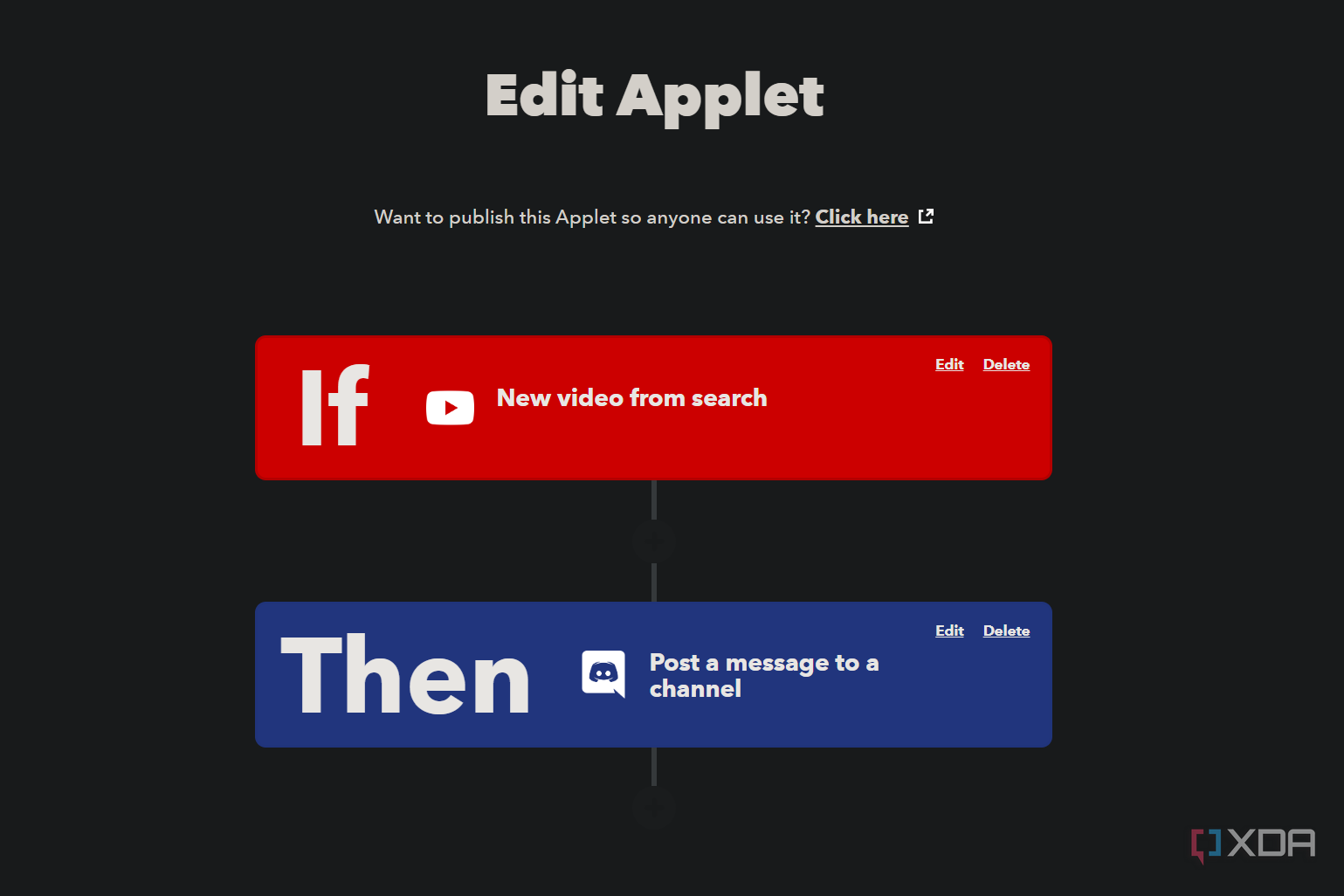 youtube-video-sent-to-discord-applet-on-ifttt