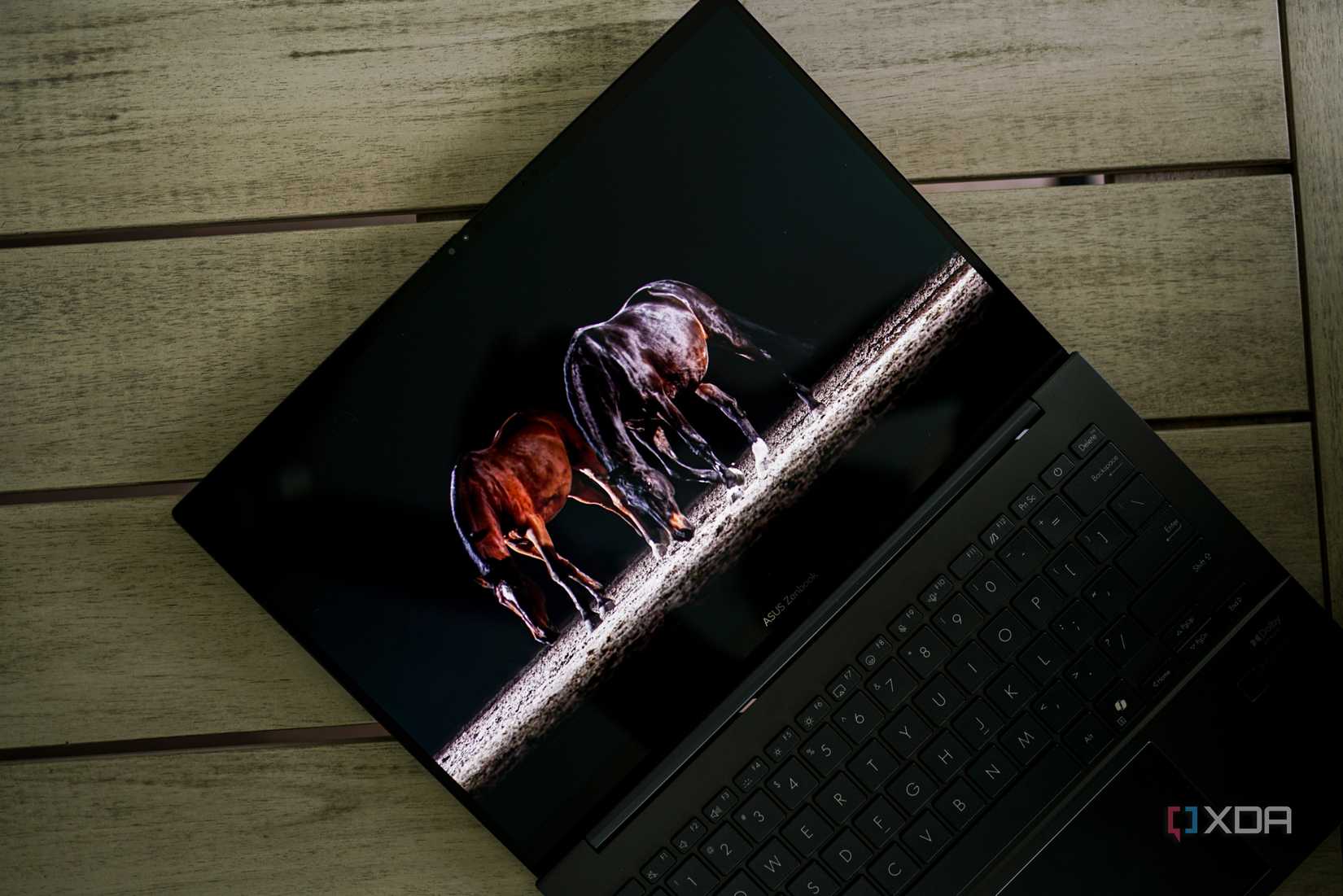 OLED demo on the Asus Zenbook 14.