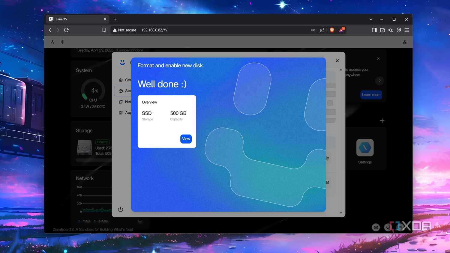 Adding an SSD to ZimaOS