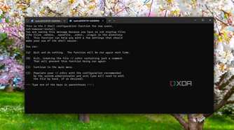 ZSH configuration on WSL