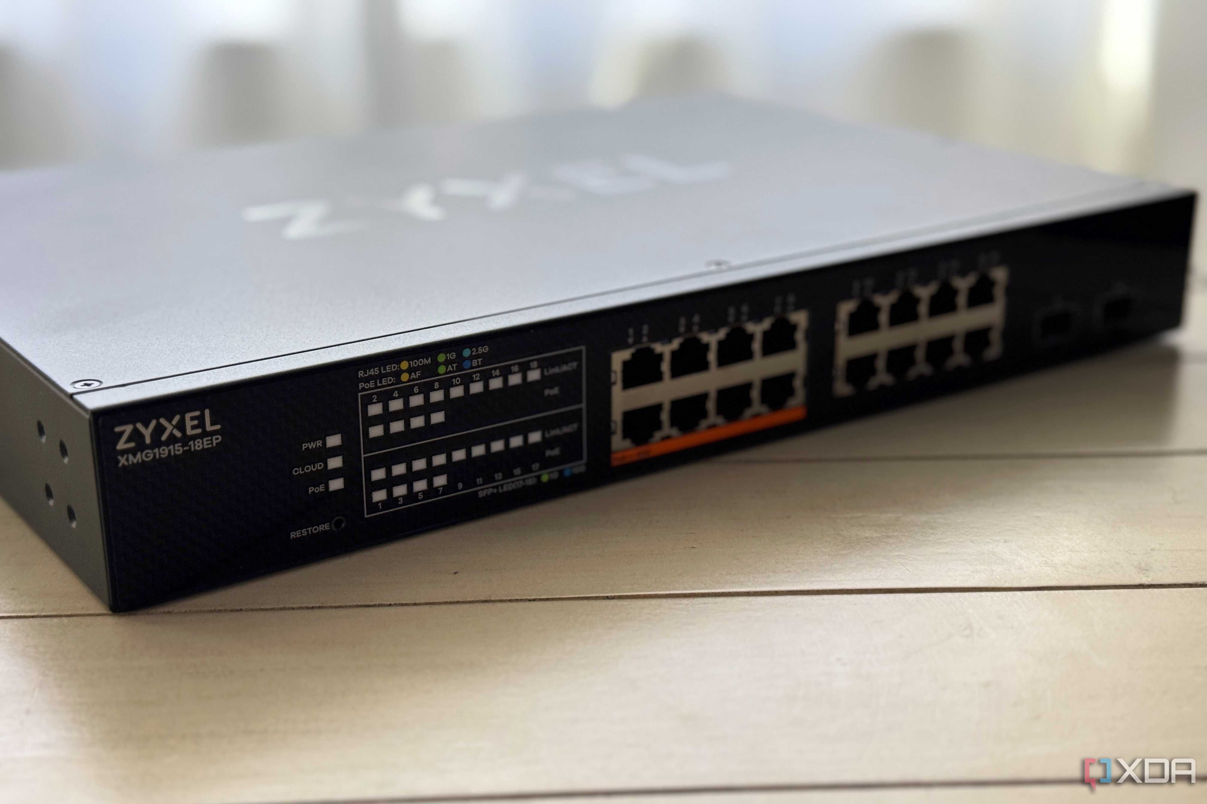 zyxel xgm1915 managed switch