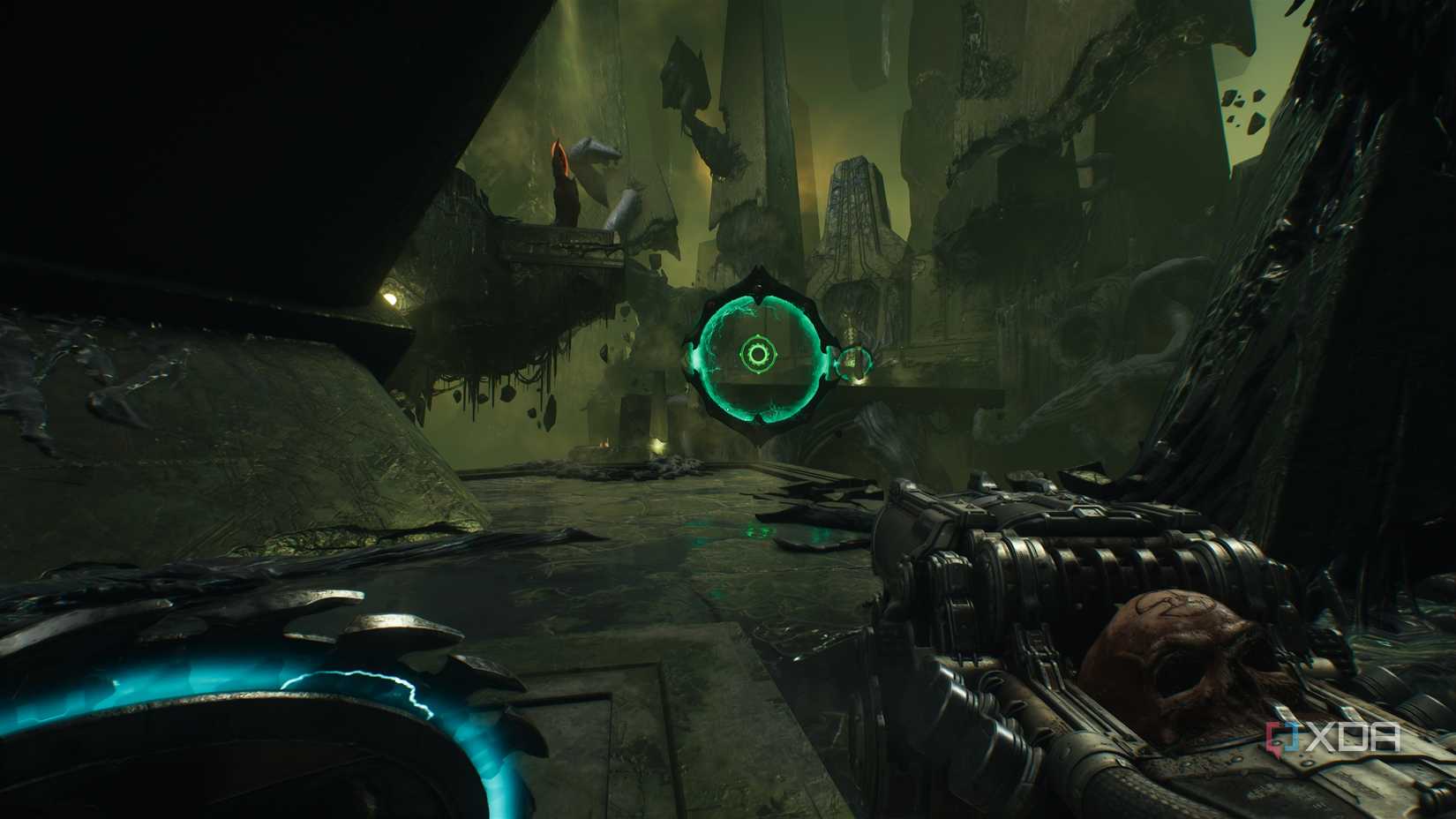 A shield portal in chapter 15 of Doom: The Dark Ages.