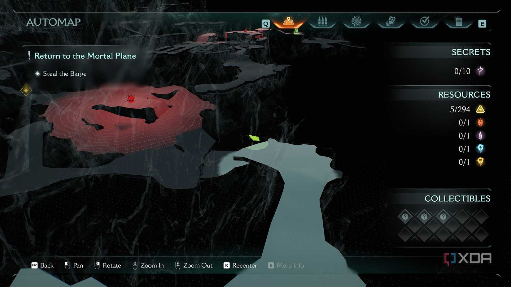 The 3D Automap in Doom: The Dark Ages.
