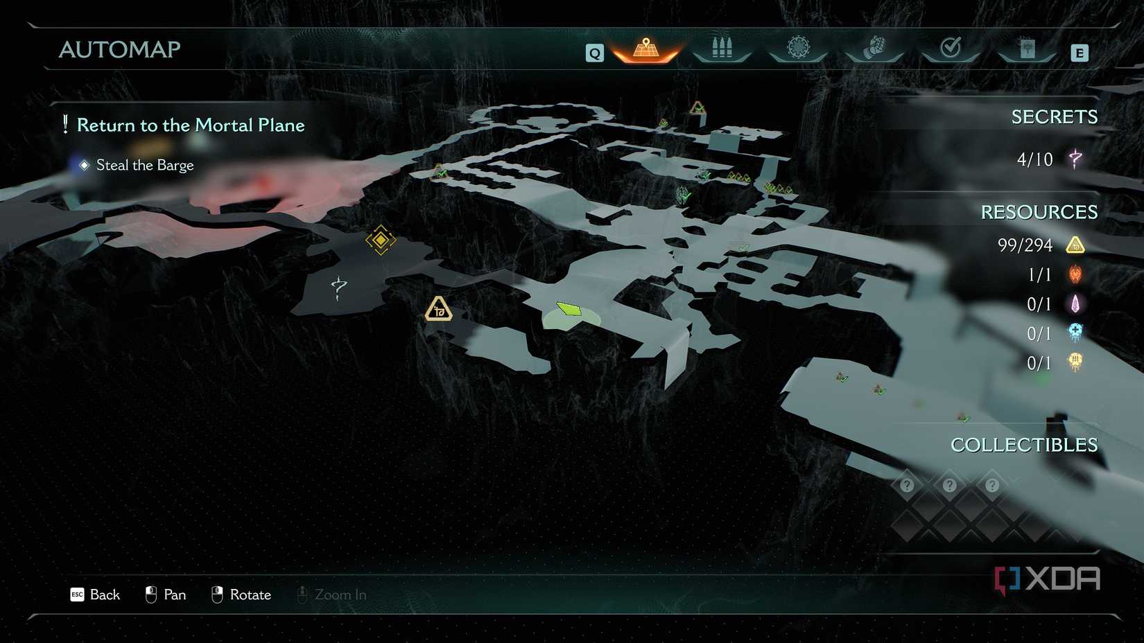 The 3D Automap in Doom: The Dark Ages.