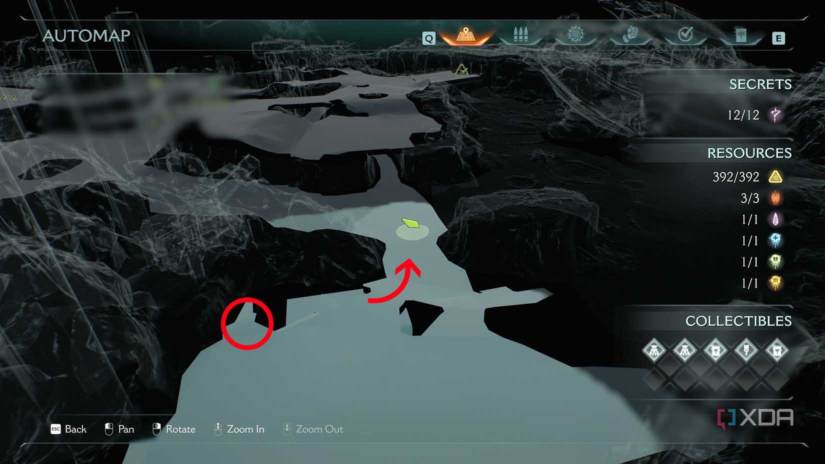 The 3D Automap in Doom: The Dark Ages.
