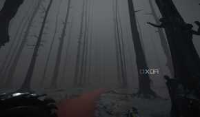 Dark misty forest in chapter 20 of Doom: The Dark Ages.