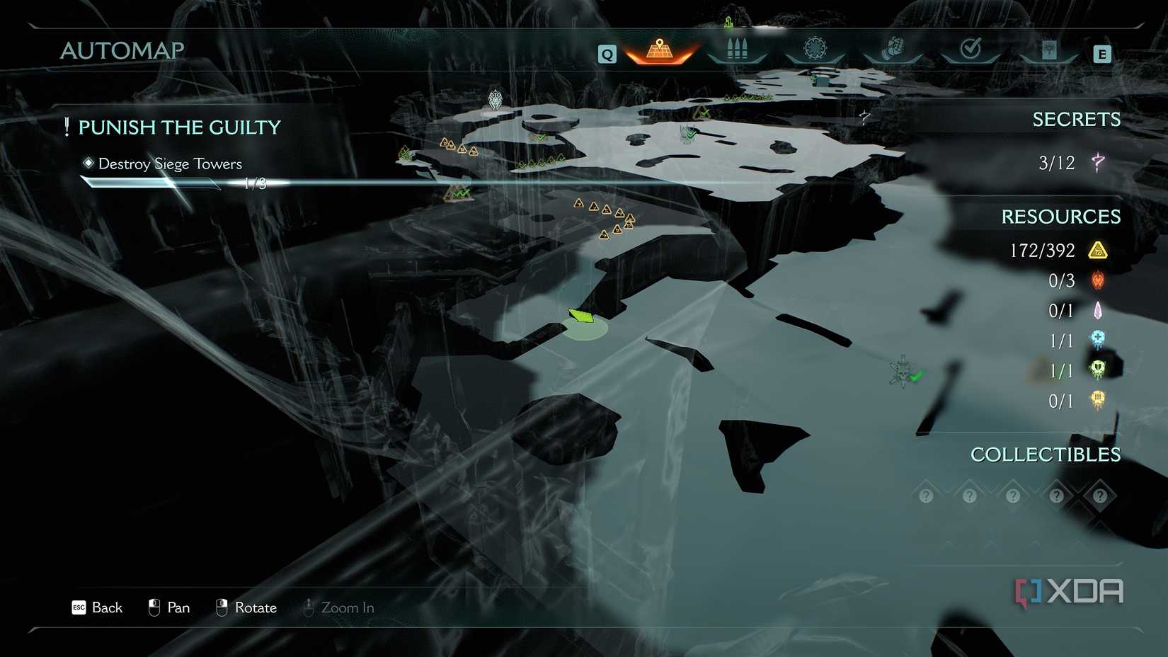 The 3D Automap in Doom: The Dark Ages.