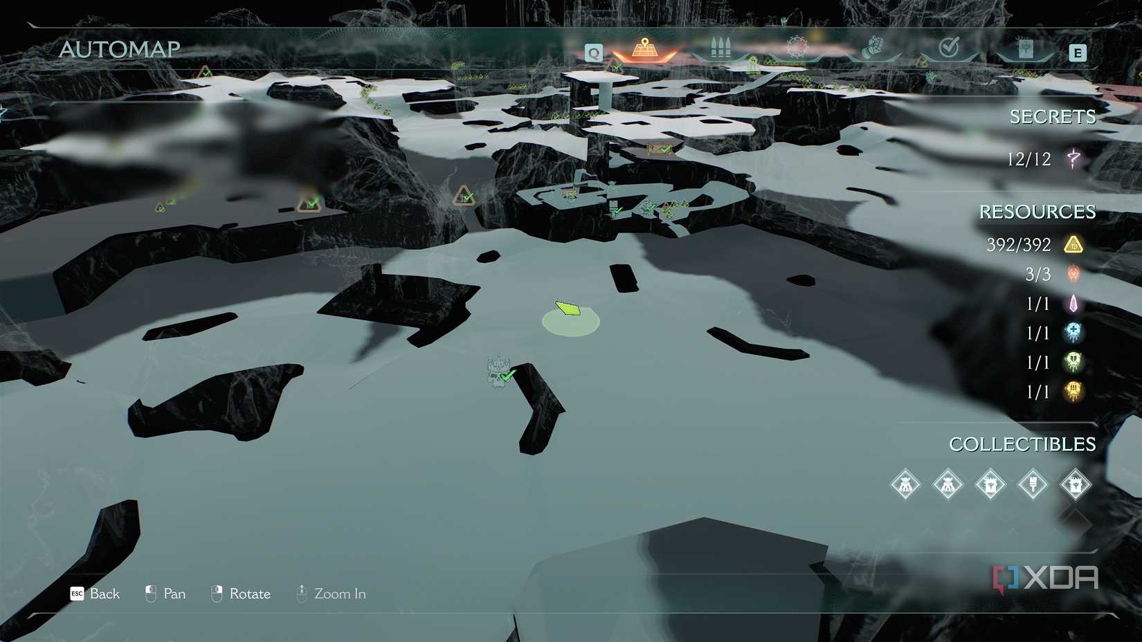 The 3D Automap in Doom: The Dark Ages.