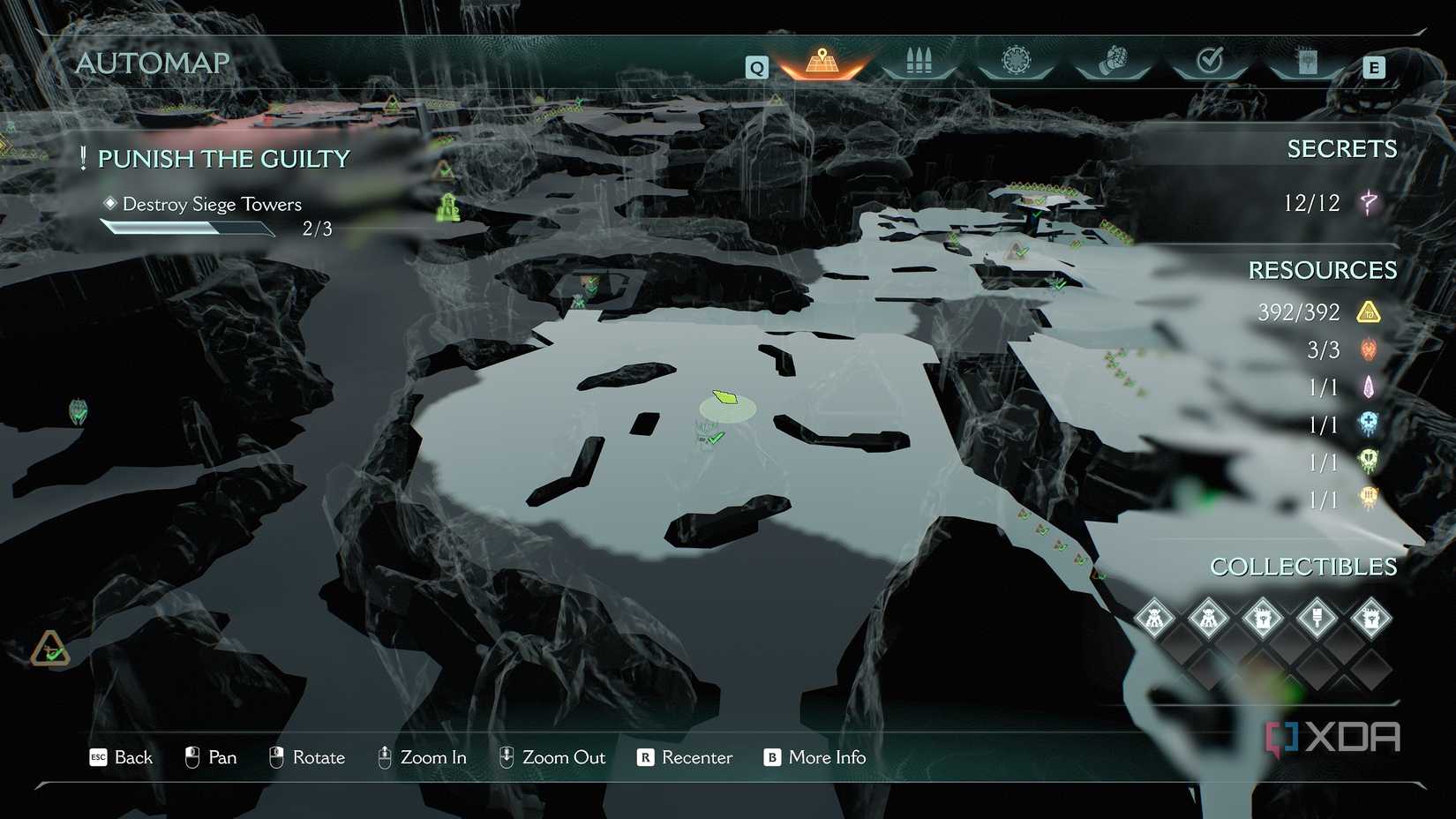 The 3D Automap in Doom: The Dark Ages.