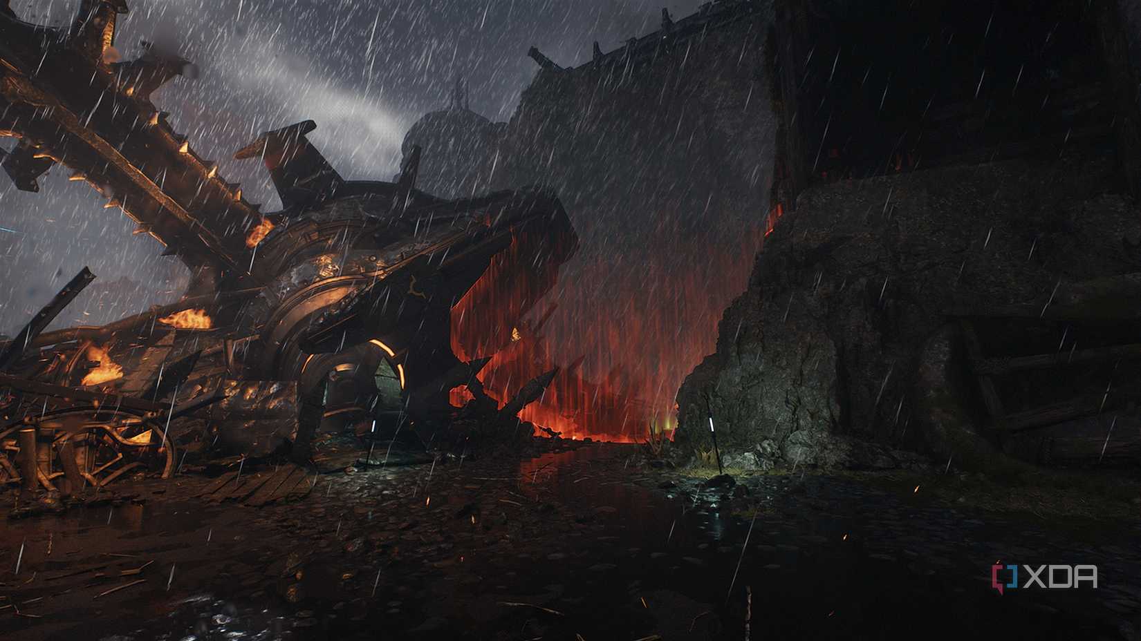 A huge sword in Doom: The Dark Ages.