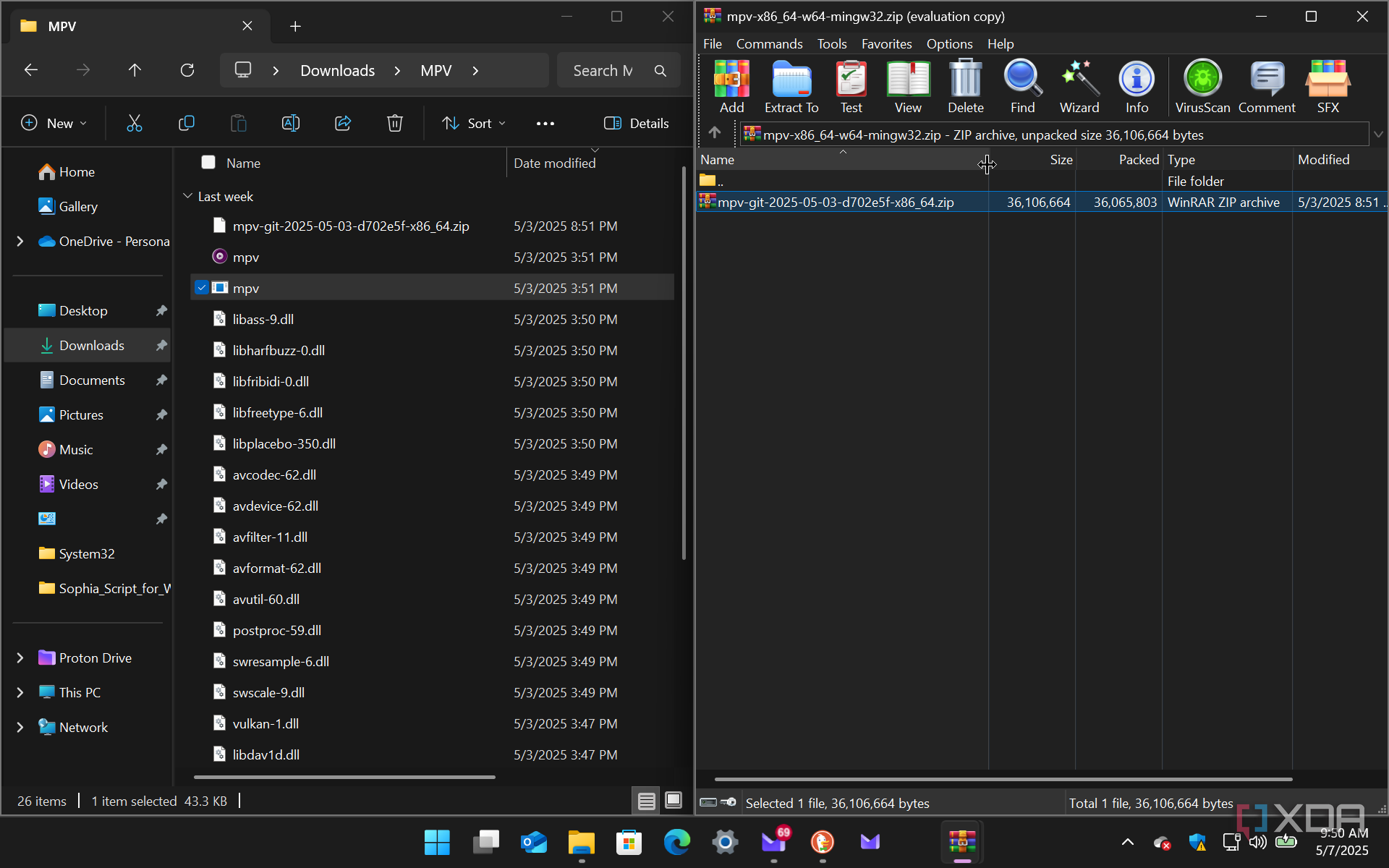 Extract MPV Windows File