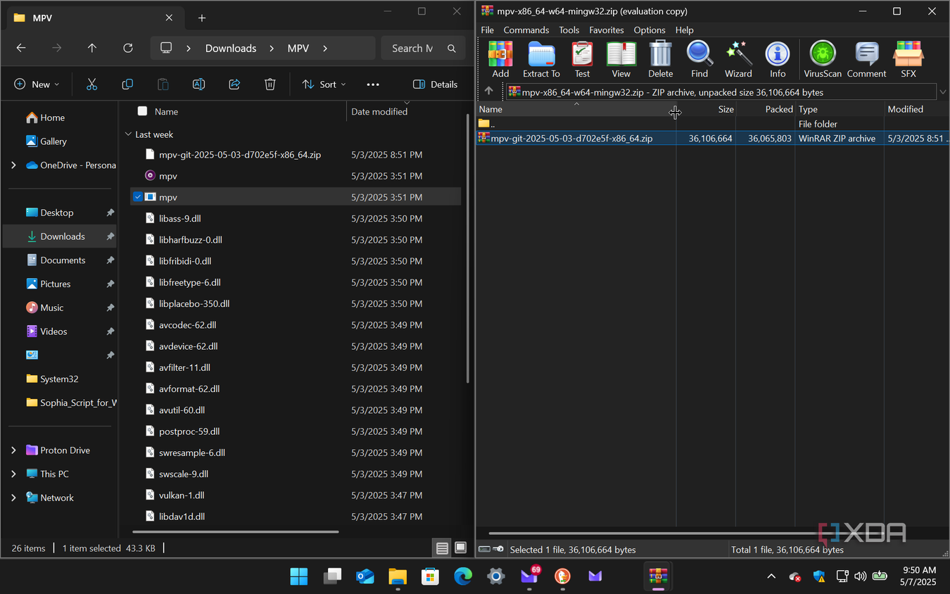 Extract MPV Windows File