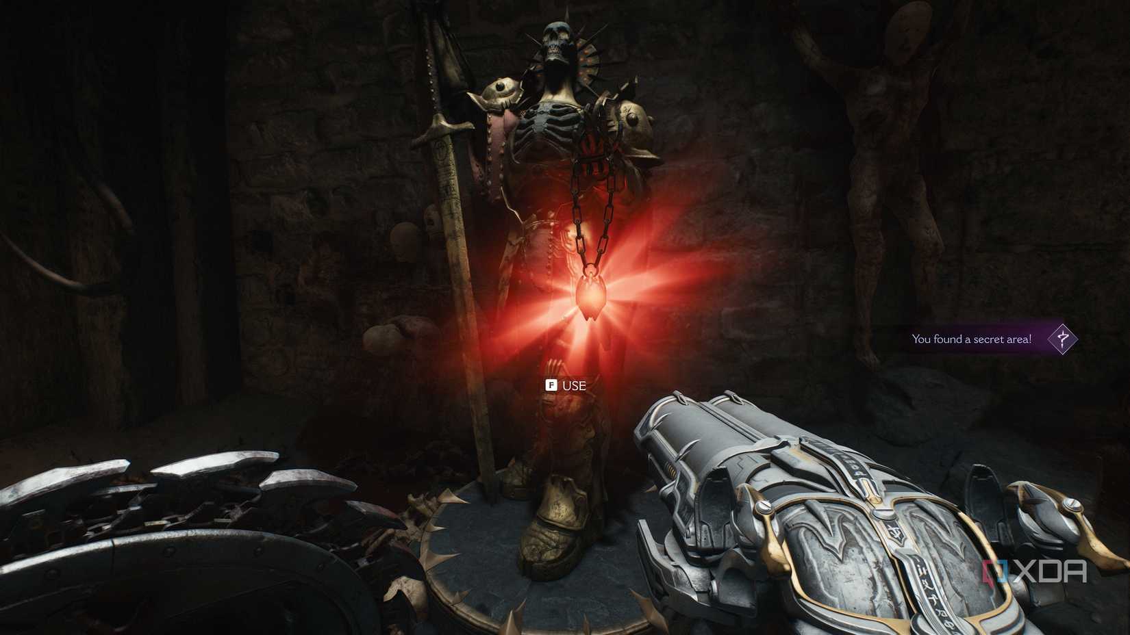 Secret area 3 and a red ruby in chapter 19 of Doom: The Dark Ages.