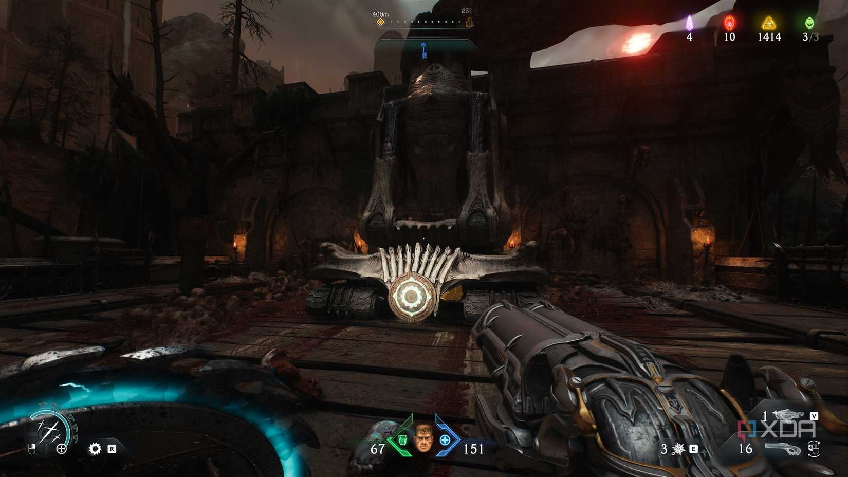 Artillery cannon in chapter 20 of Doom: The Dark Ages.