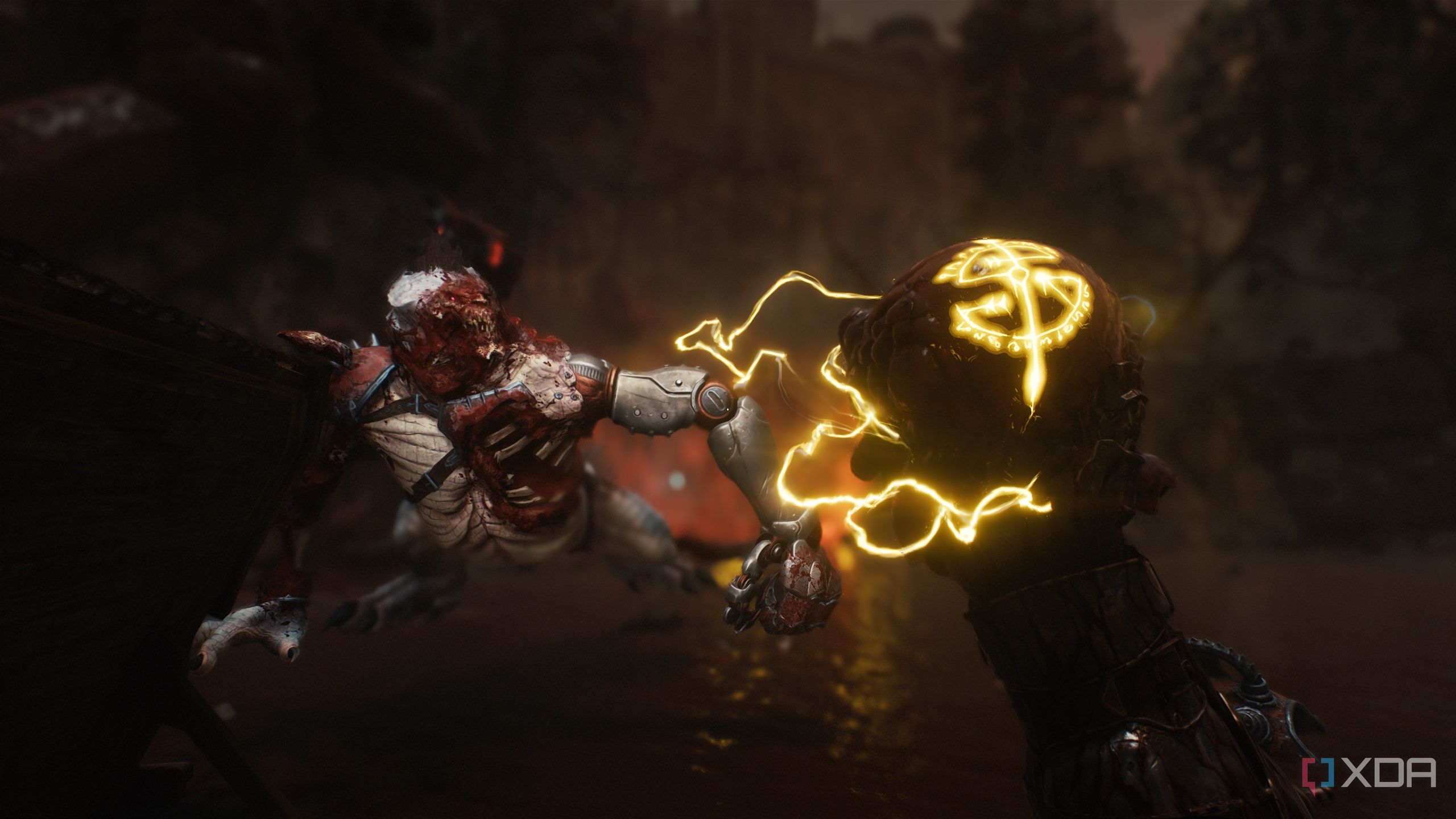 Demonic Essence for max ammo in chapter 20 of Doom: The Dark Ages.