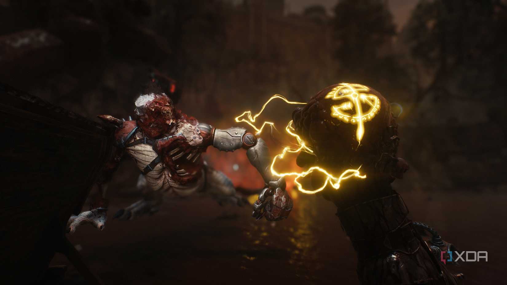 Demonic Essence for max ammo in chapter 20 of Doom: The Dark Ages.