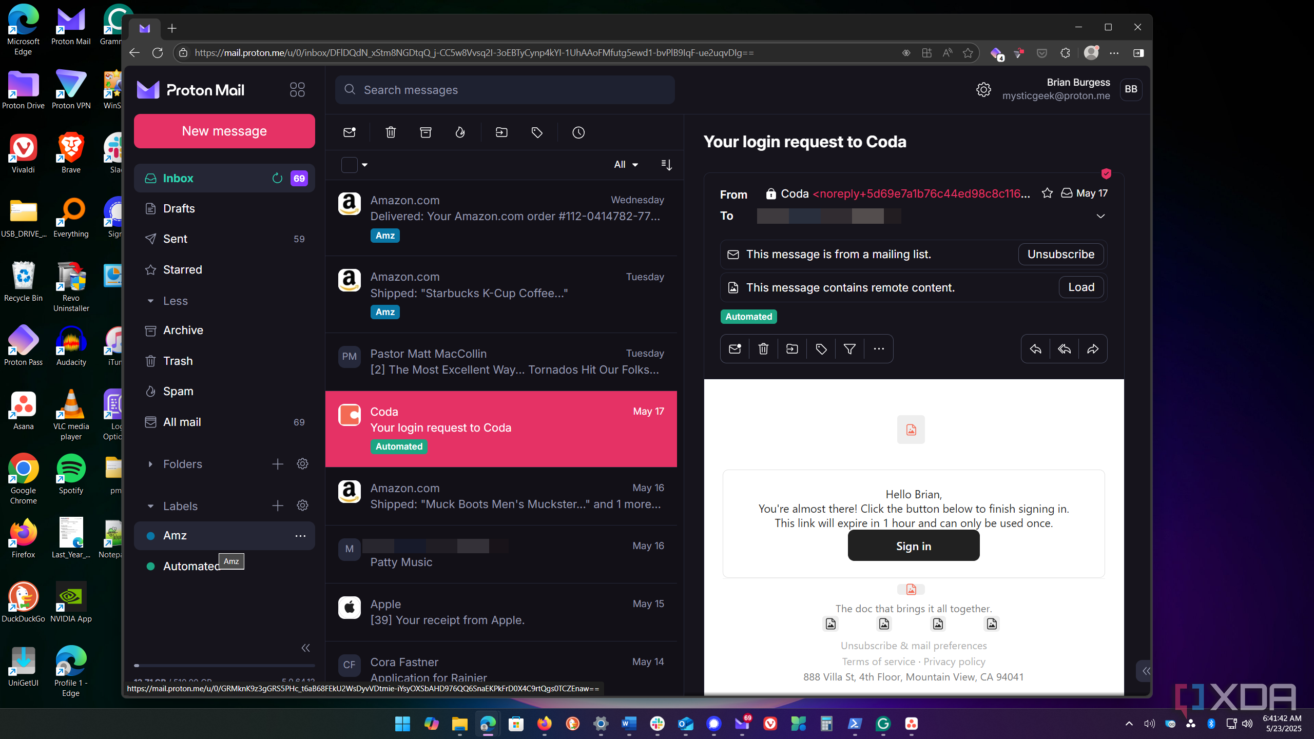 5 features I use to get more from Proton Mail