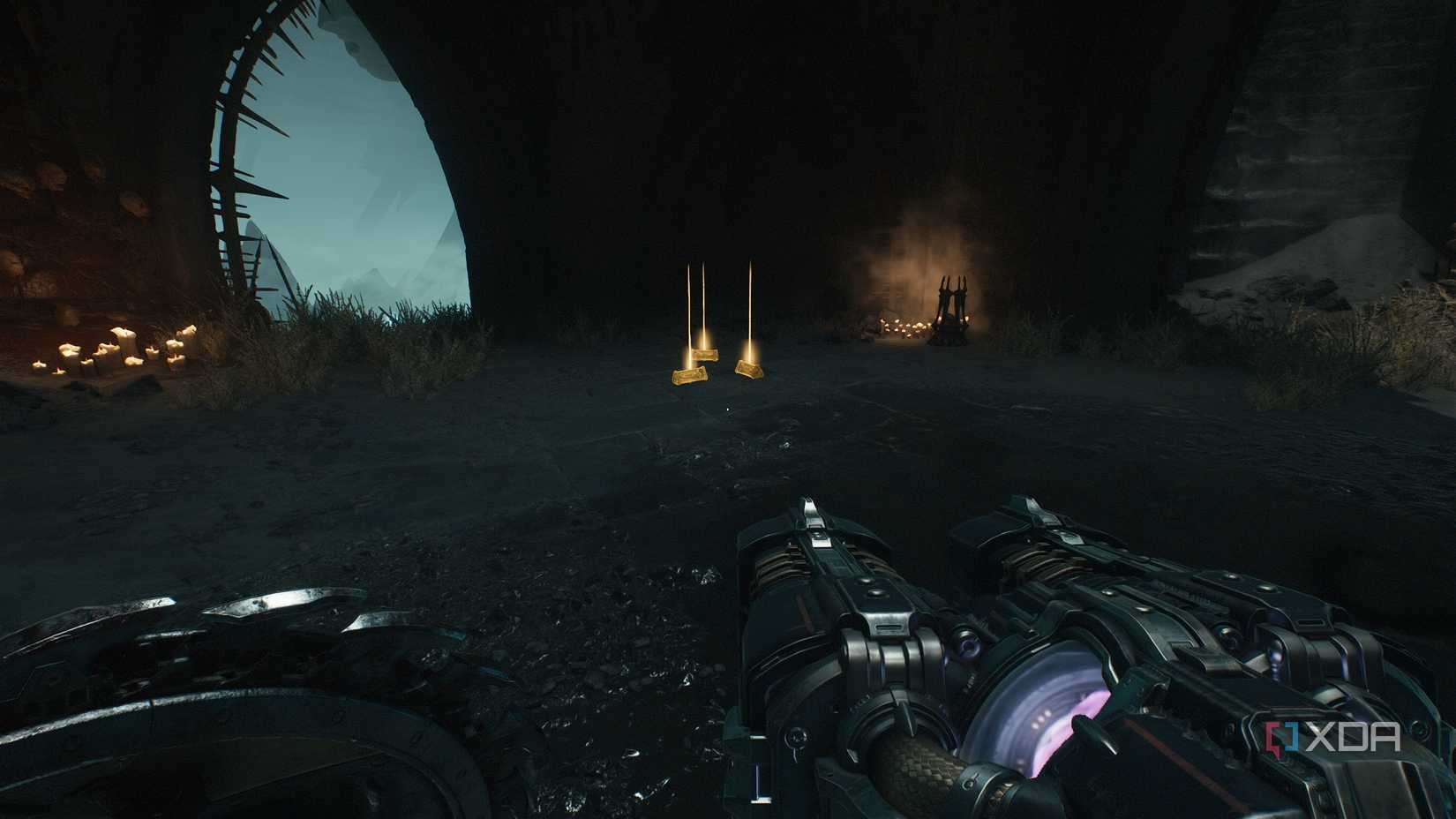 A bunch of gold bars in chapter 19 of Doom: The Dark Ages.