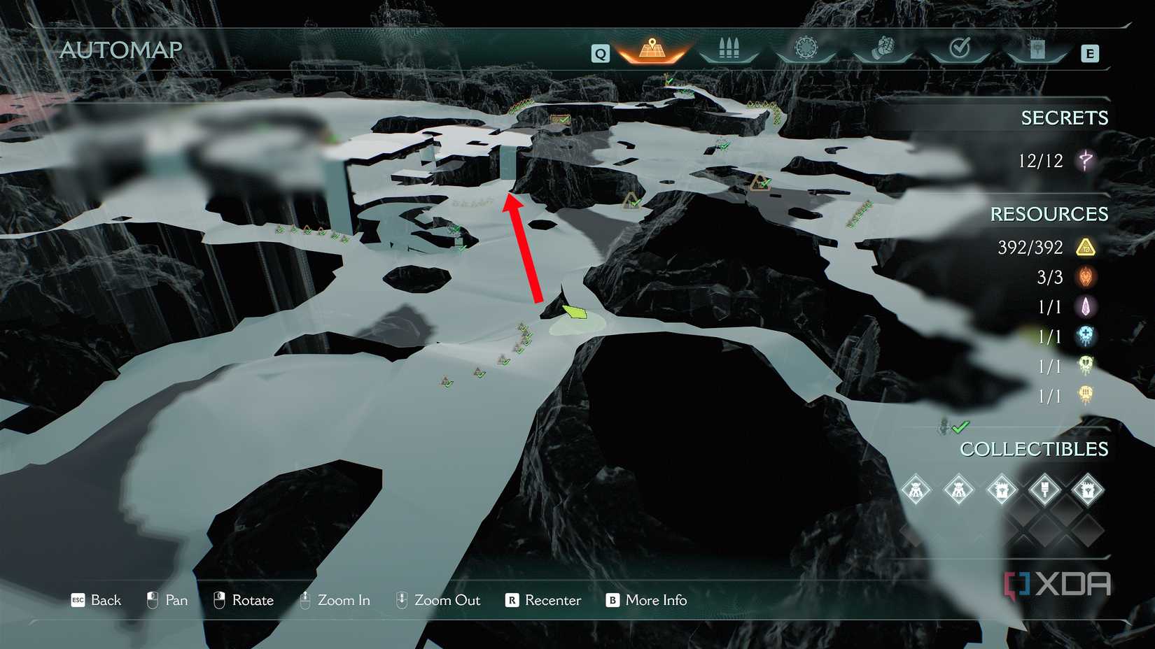 The 3D Automap in Doom: The Dark Ages.