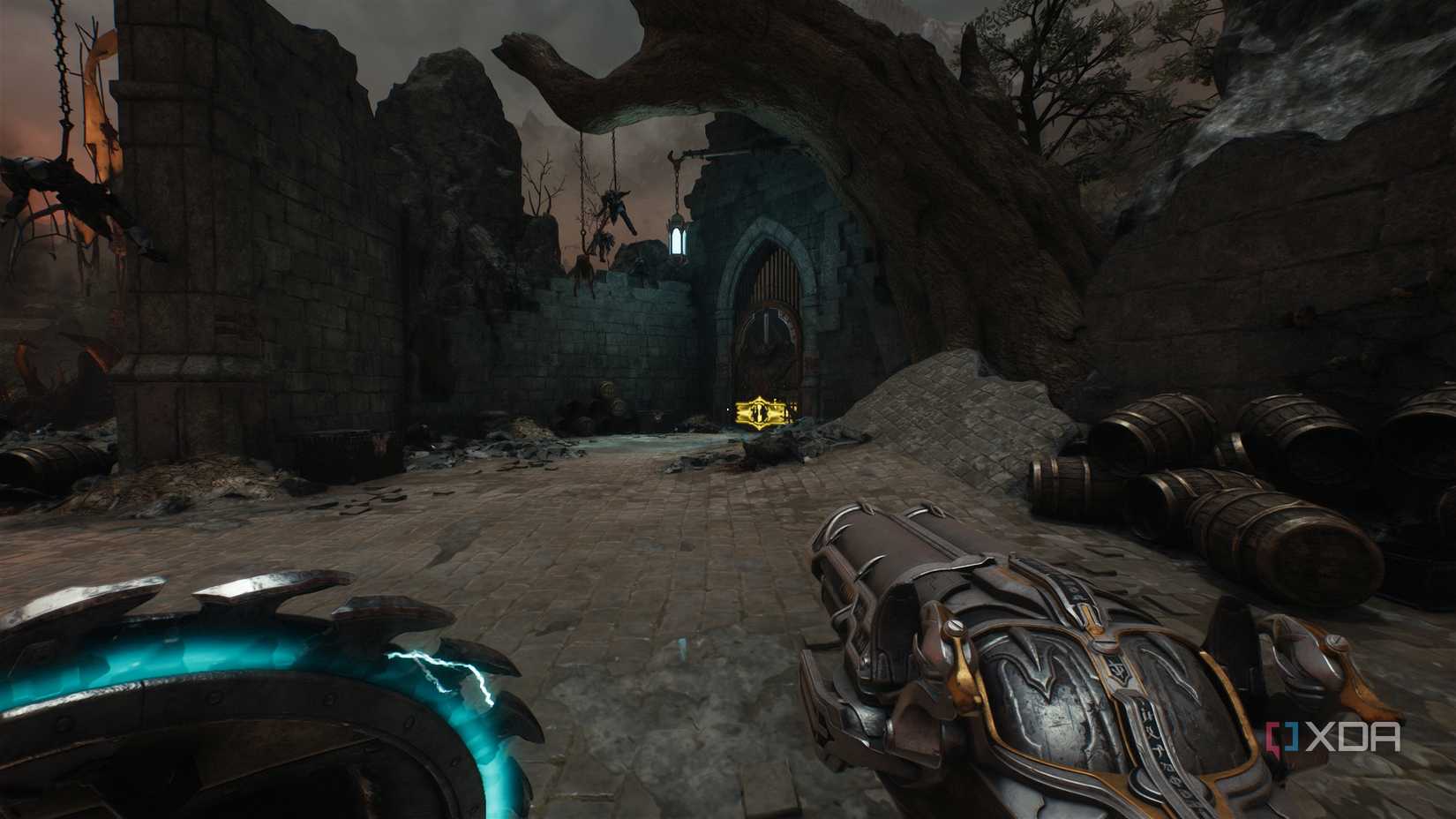 Yellow door in chapter 20 of Doom: The Dark Ages.