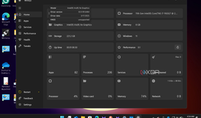 Shows GPU drivers on Wintoys home screen