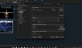 Shows Foobar2000 preferences no ad interface
