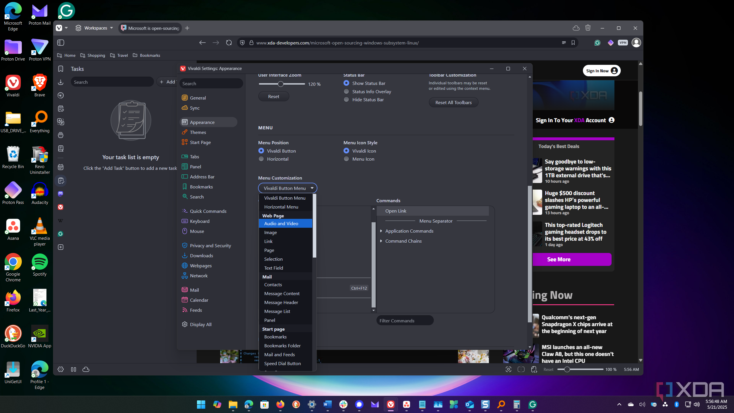 I started using Vivaldi for privacy and productivity and it does both ...