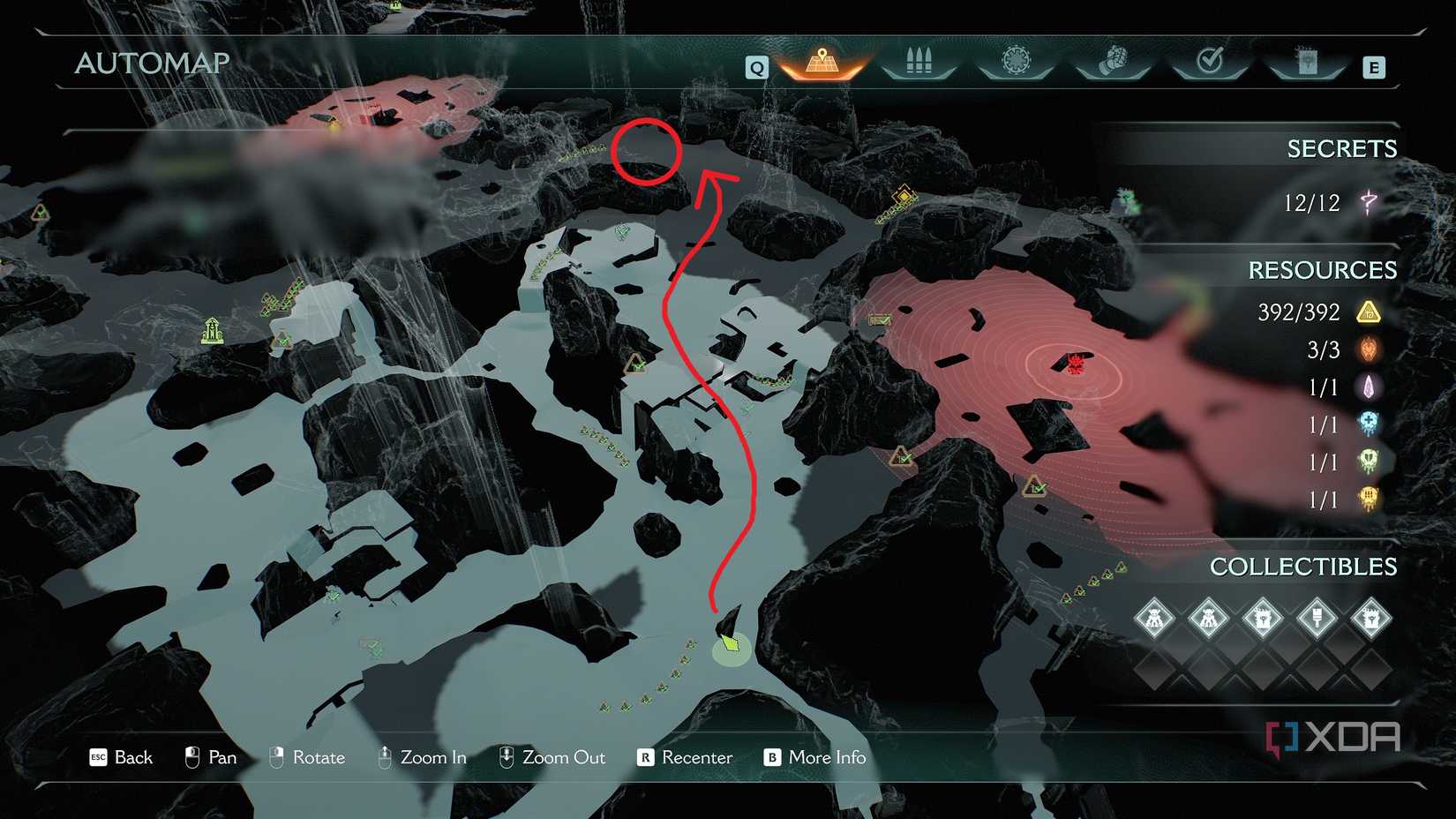 The 3D Automap in Doom: The Dark Ages.