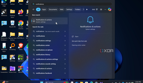 Shows settings app in the Start menu on Windows 11
