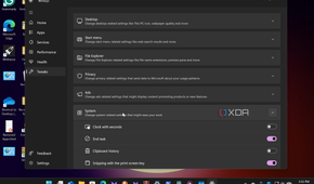 Shows making tweaks with Wintoys app