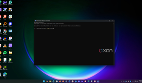 Shows winget update in PowerShell