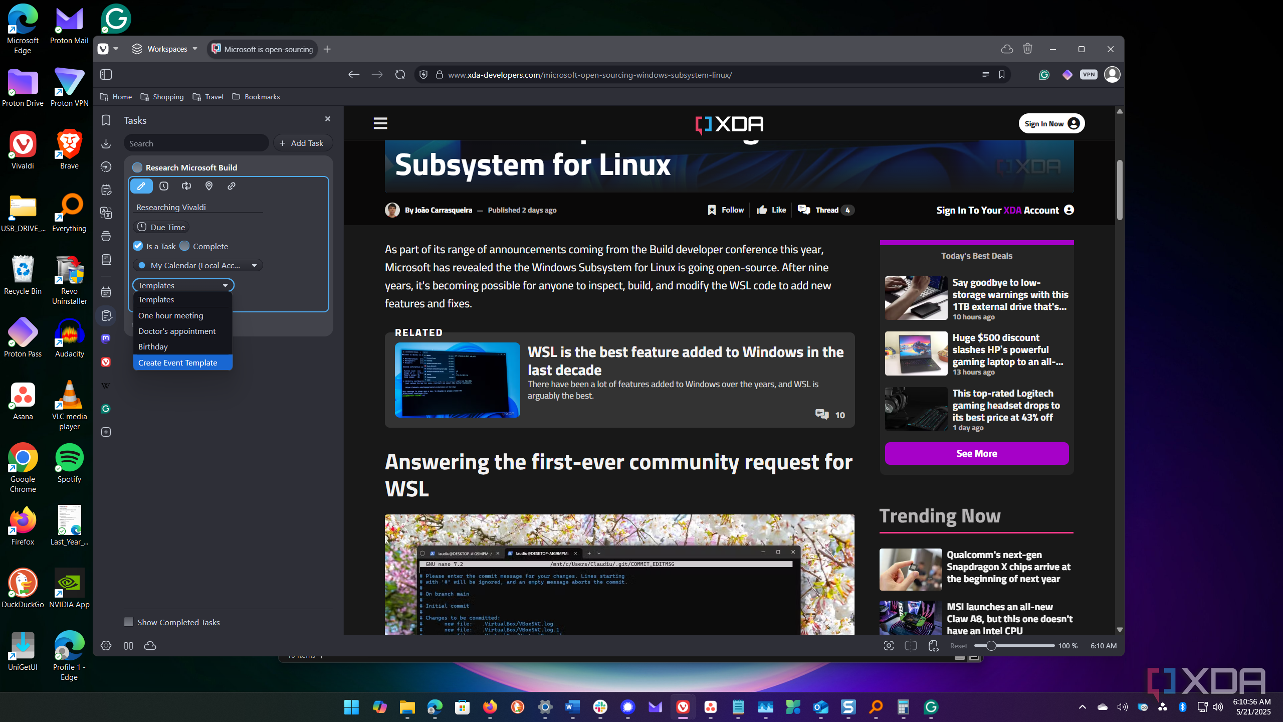 I started using Vivaldi for privacy and productivity and it does both ...