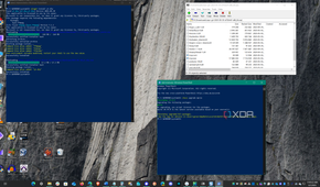 Shows running code to isntall MPV and yt-dlp on windows