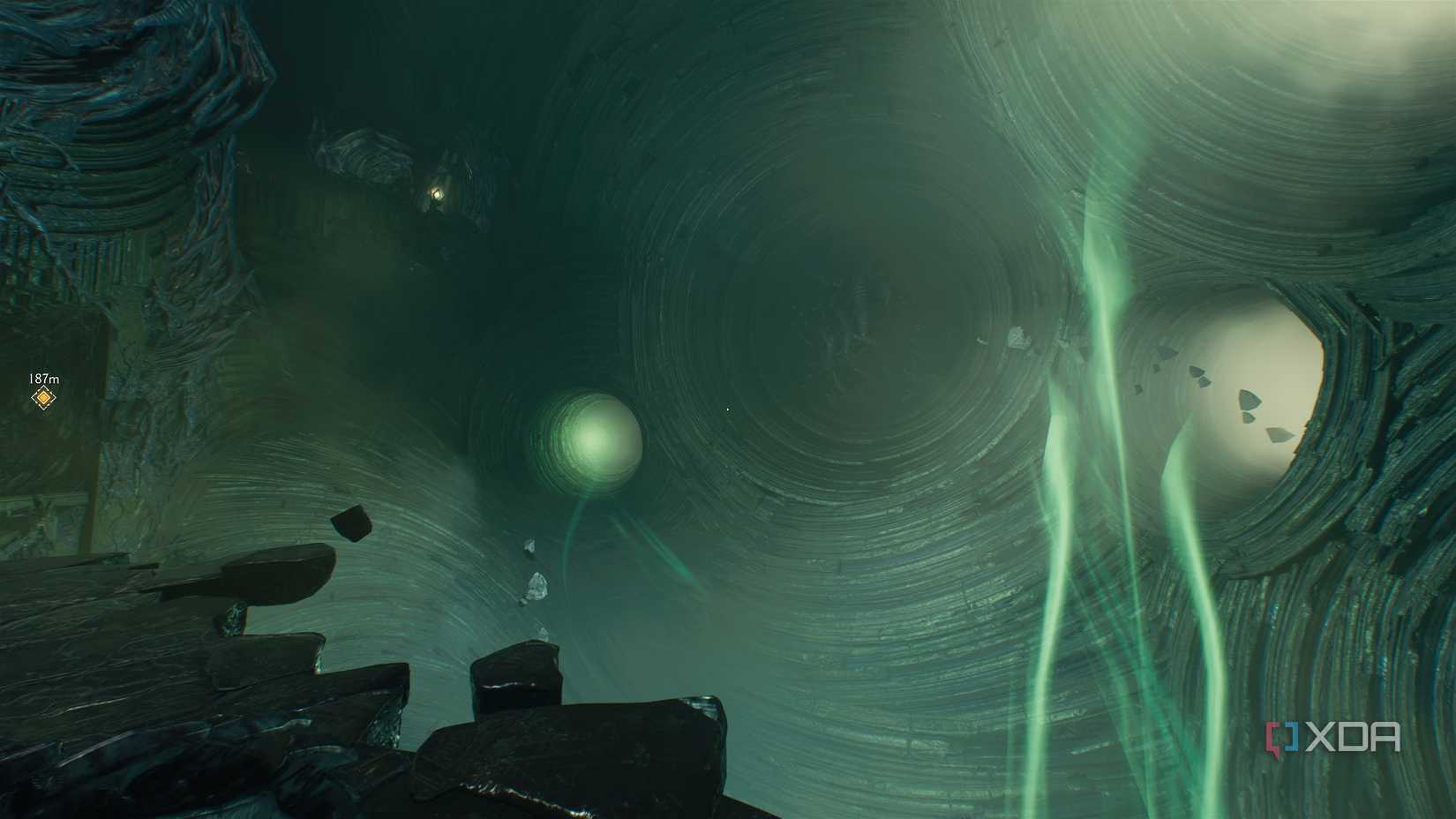 A huge chamber in chapter 15 of Doom: The Dark Ages.