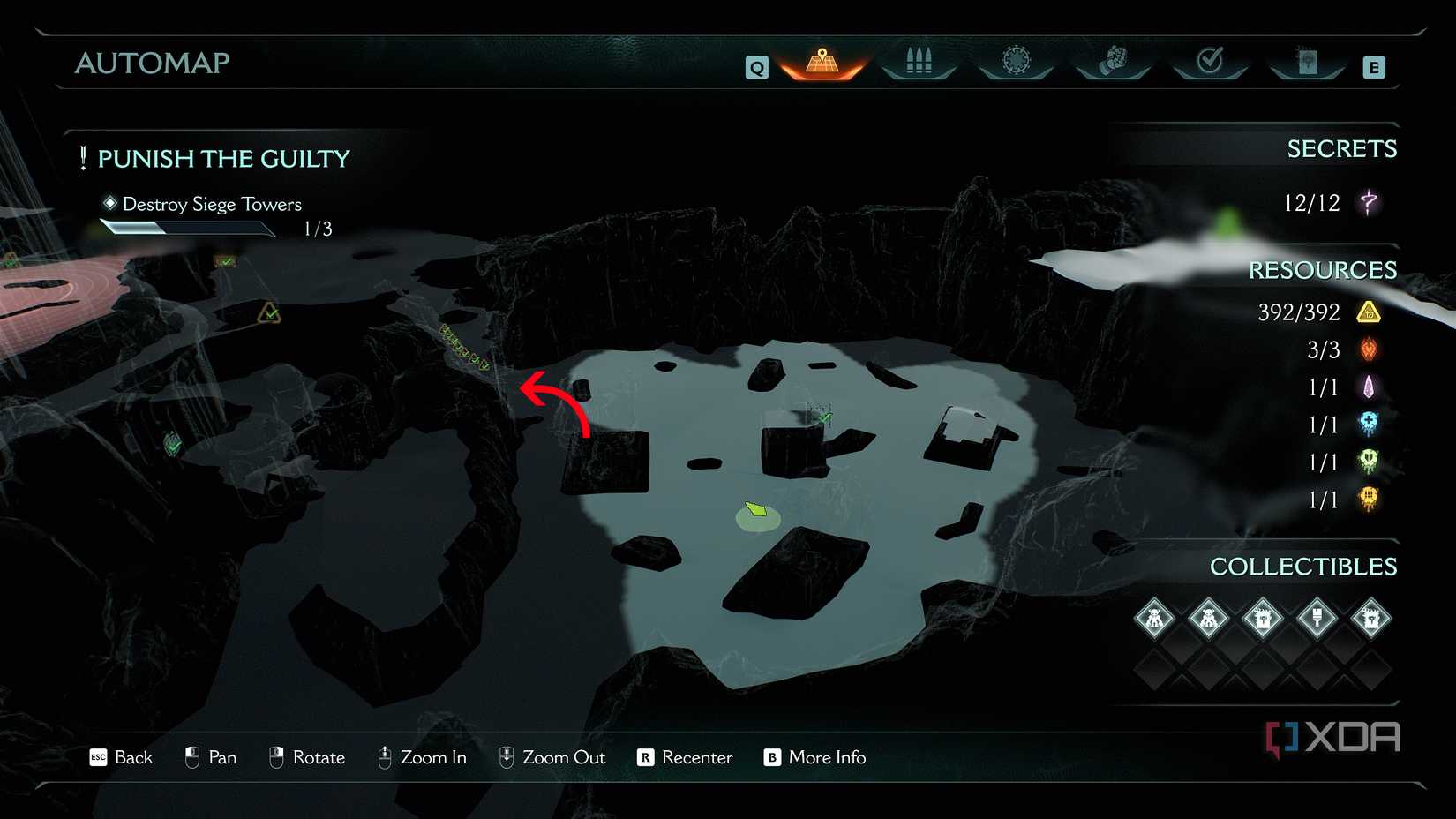 The 3D Automap in Doom: The Dark Ages.