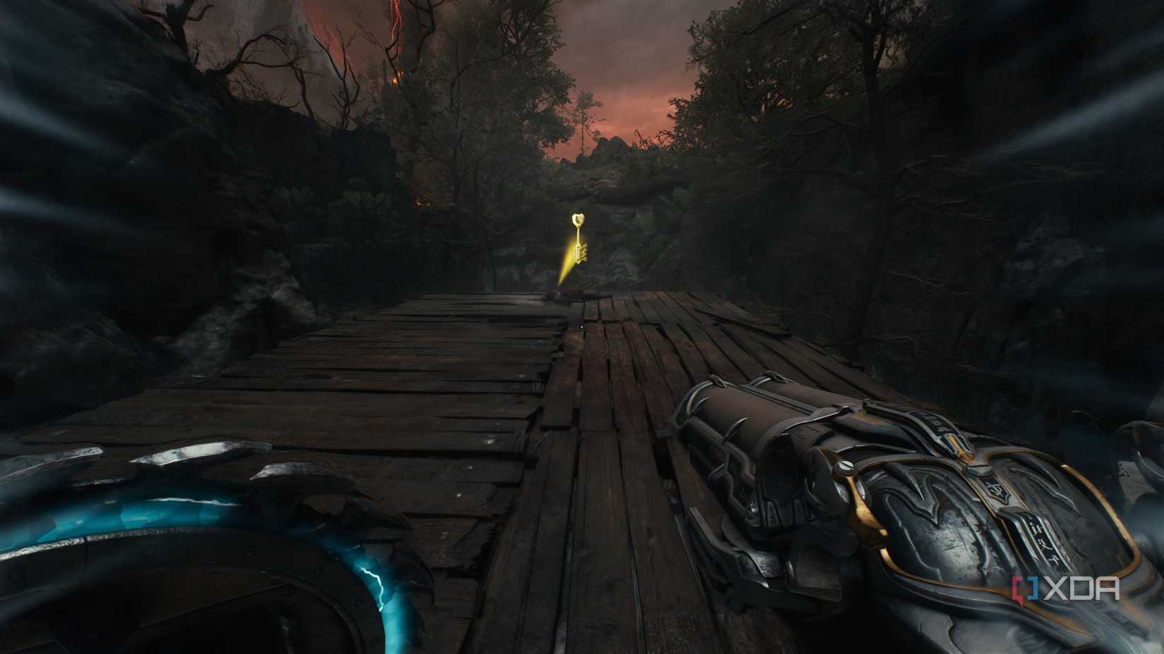 Yellow key in chapter 20 of Doom: The Dark Ages.