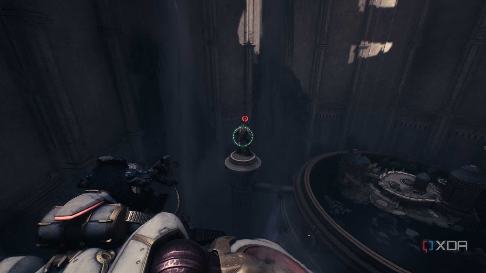 A secret titan landing zone in Doom: The Dark Ages.