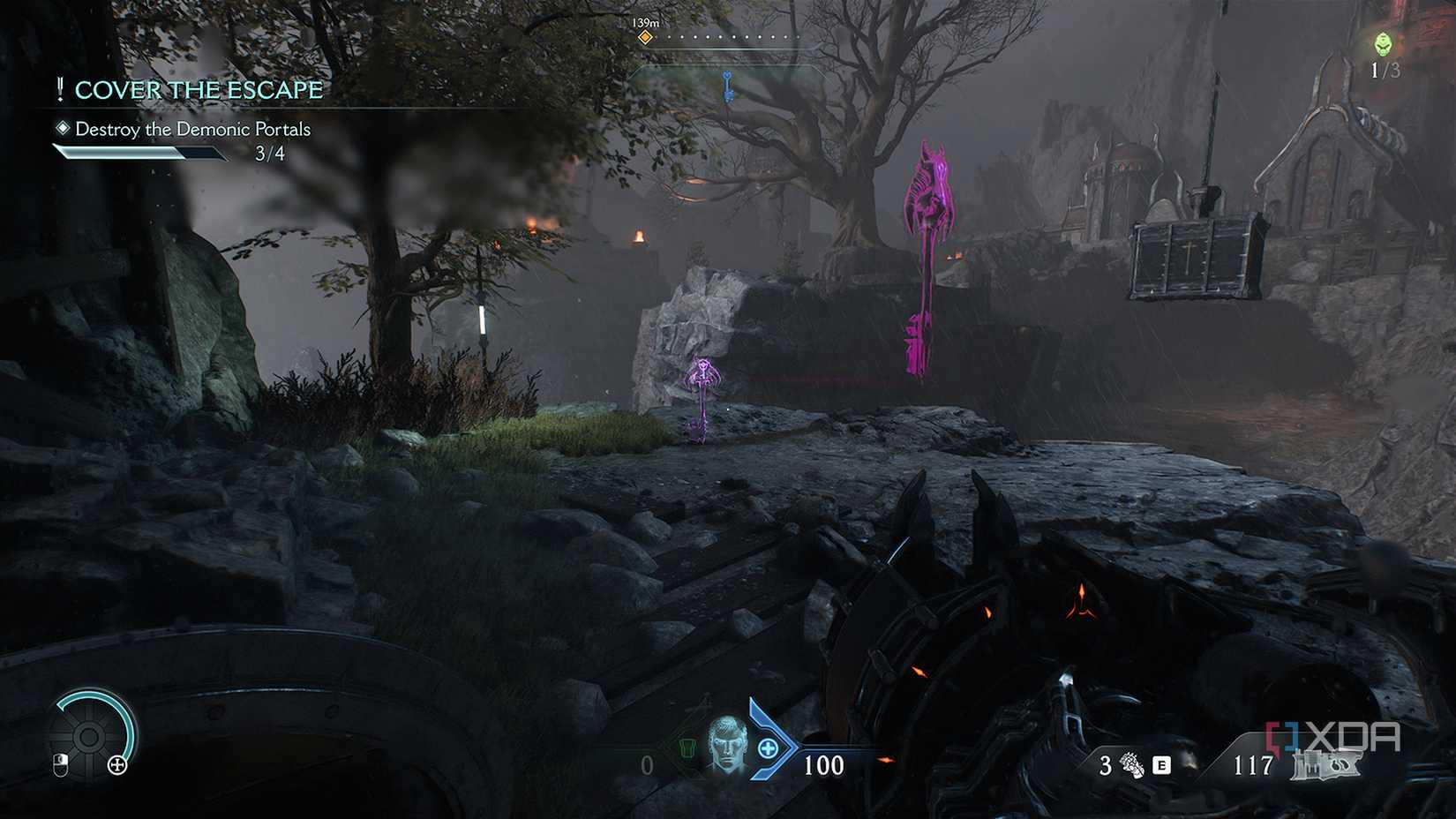Secret purple keycard in Doom: The Dark Ages.