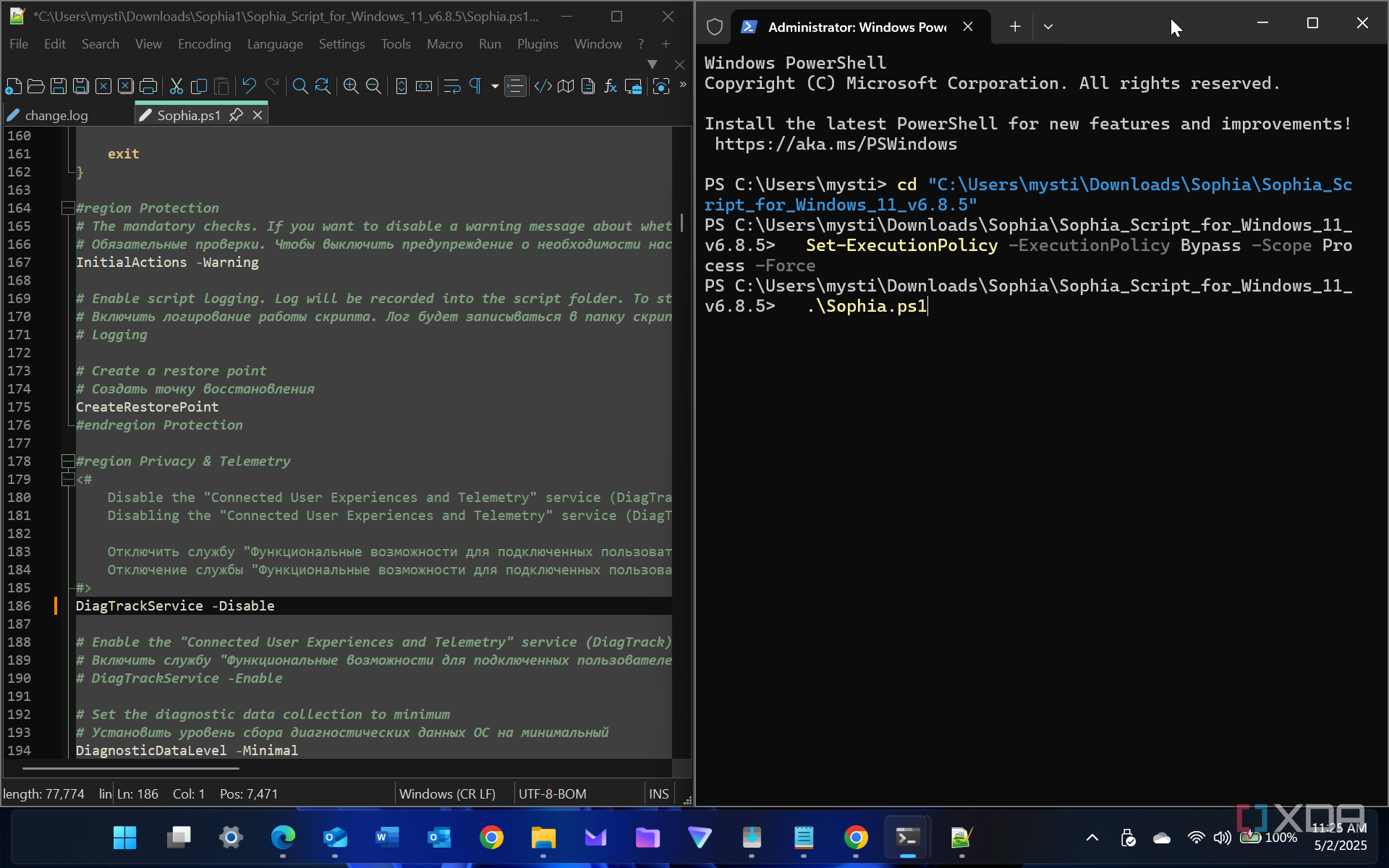 I used Sophia Script to take back control of Windows 11, and I wish I ...