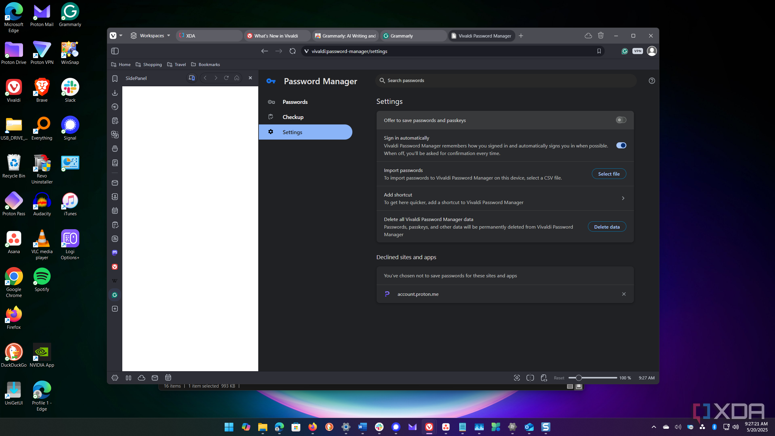 I started using Vivaldi for privacy and productivity and it does both ...