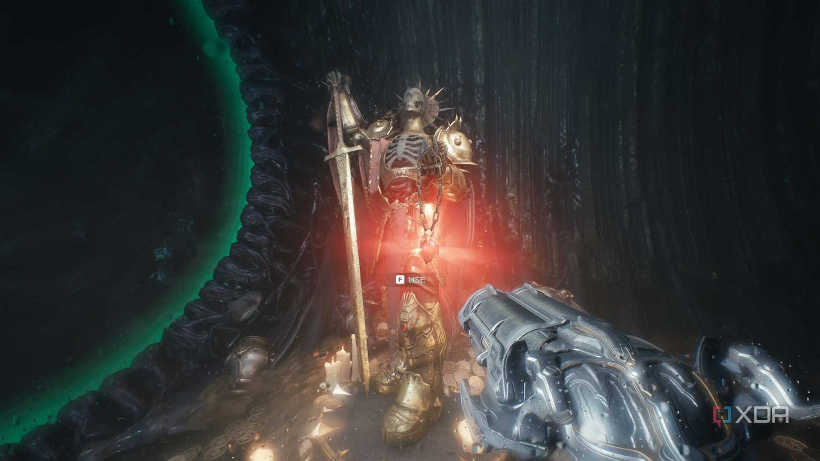 The second red ruby statue in chapter 15 of Doom: The Dark Ages.