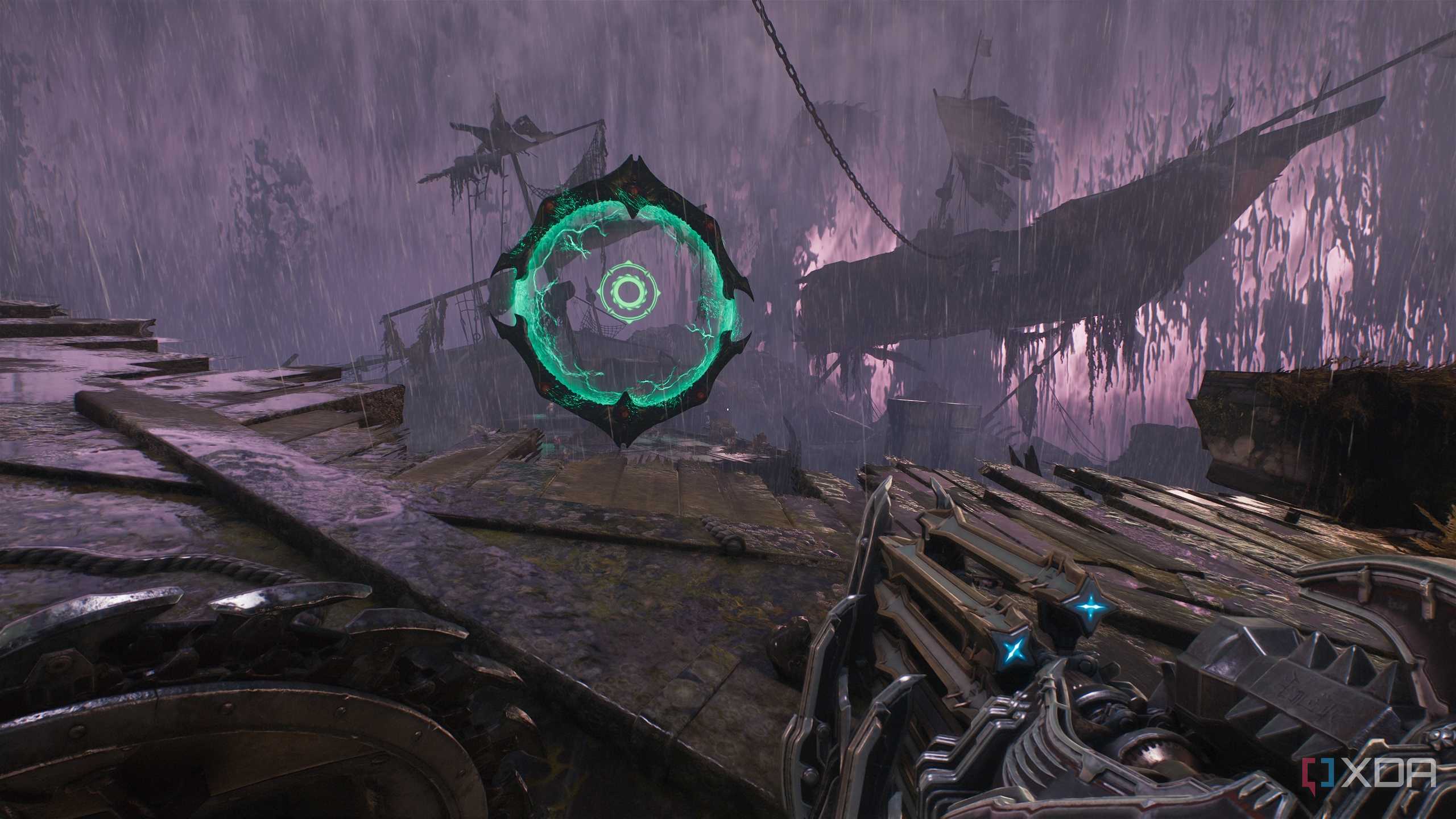 A shield portal in chapter 17 of Doom: The Dark Ages.