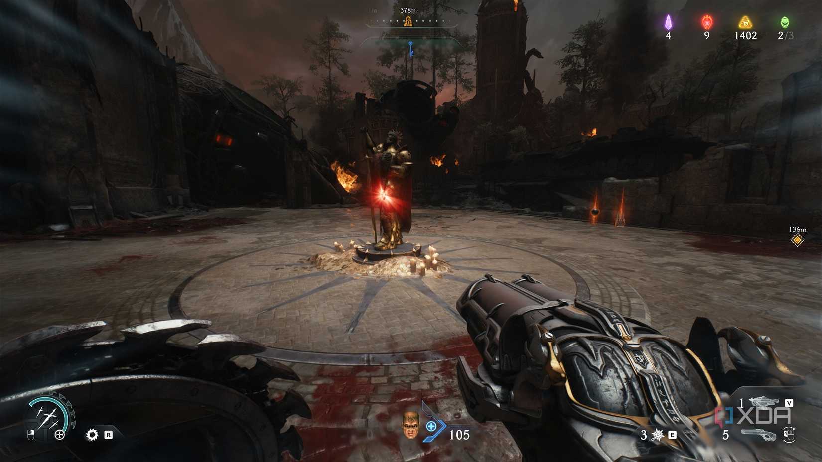 Red Ruby statue in chapter 20 of Doom: The Dark Ages.